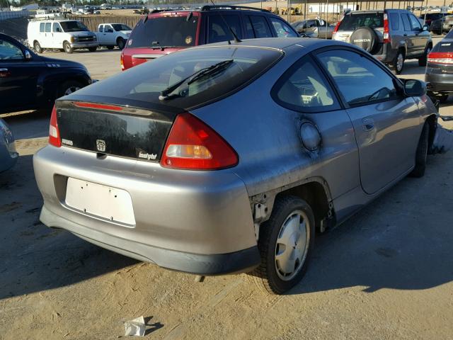 JHMZE135XYT004703 - 2000 HONDA INSIGHT SILVER photo 4