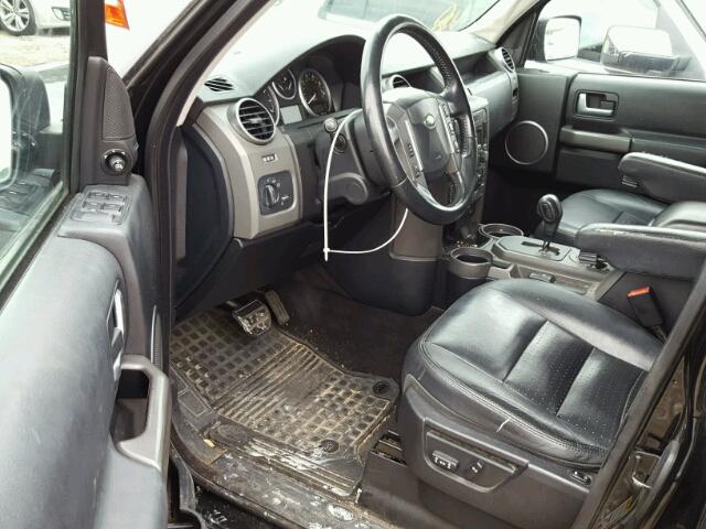 SALAE24417A418854 - 2007 LAND ROVER LR3 SE BLACK photo 9