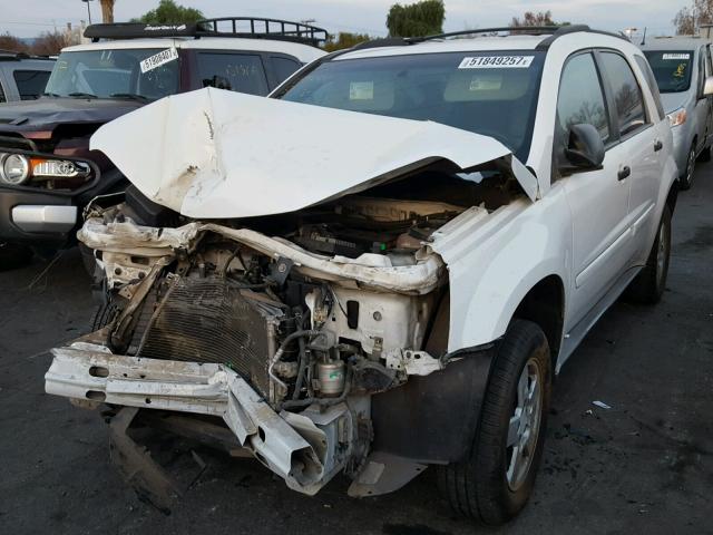 2CNDL13F256148224 - 2005 CHEVROLET EQUINOX LS WHITE photo 2