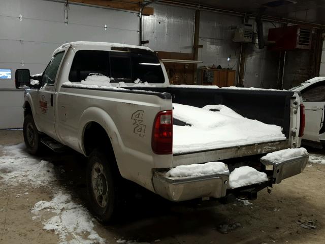 1FTRF3B62CEB95390 - 2012 FORD F350 SUPER WHITE photo 3