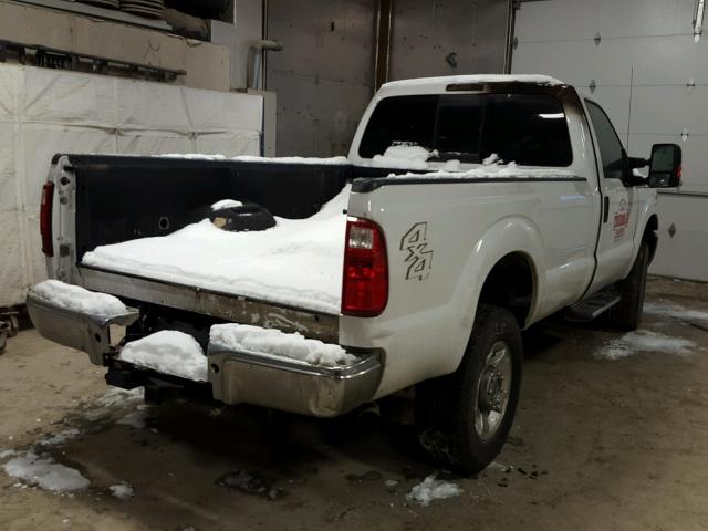 1FTRF3B62CEB95390 - 2012 FORD F350 SUPER WHITE photo 4