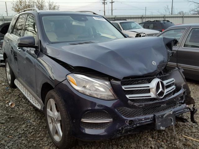 4JGDA5HB0JB022390 - 2018 MERCEDES-BENZ GLE 350 4M BLUE photo 1