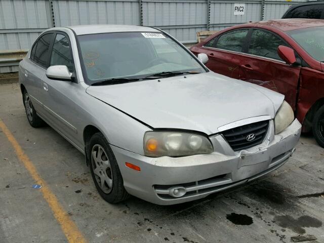 KMHDN46D26U327601 - 2006 HYUNDAI ELANTRA GL GRAY photo 1