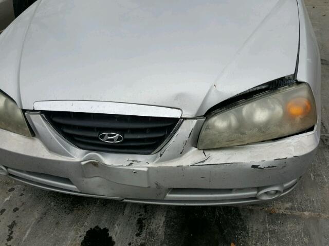 KMHDN46D26U327601 - 2006 HYUNDAI ELANTRA GL GRAY photo 9