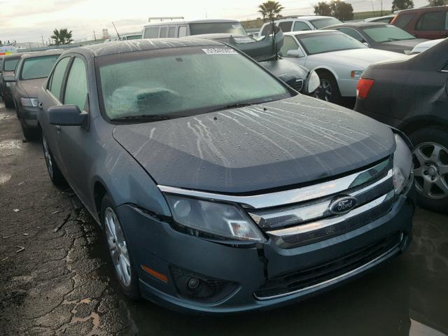 3FAHP0HA9CR296092 - 2012 FORD FUSION SE BLUE photo 1