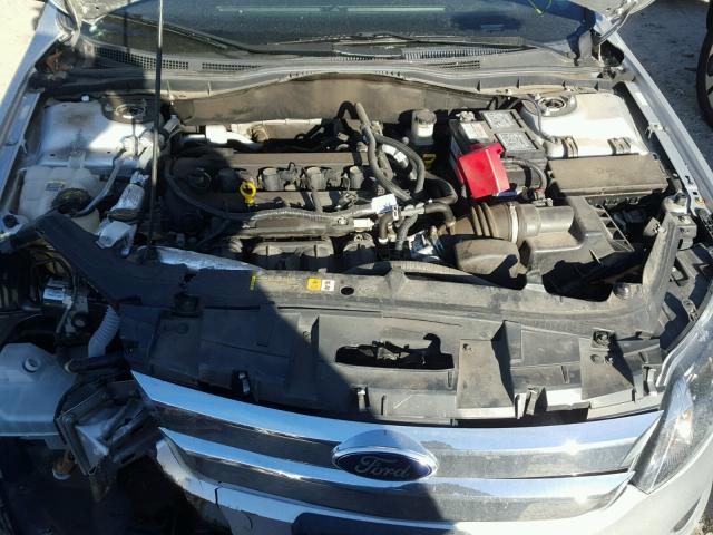 3FAHP0HA9CR308788 - 2012 FORD FUSION SE SILVER photo 7