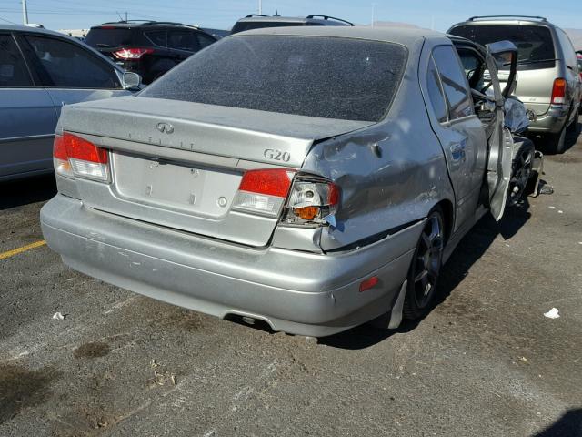 JNKCP11A1XT011814 - 1999 INFINITI G20 GRAY photo 4