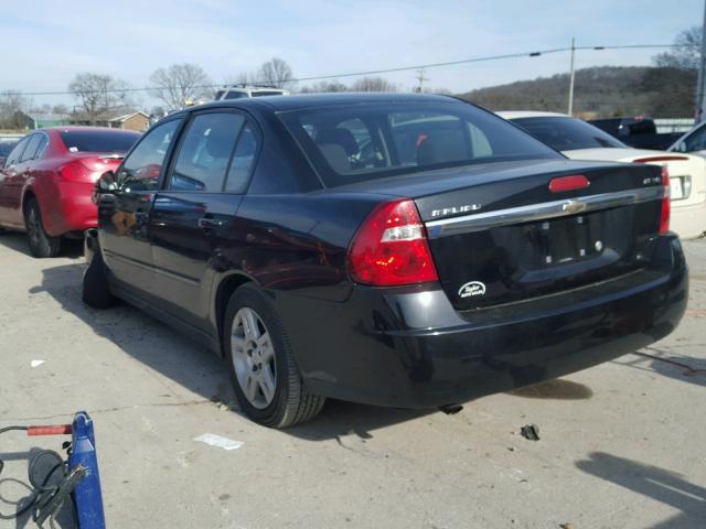 1G1ZT58N97F204162 - 2007 CHEVROLET MALIBU LT BLACK photo 3