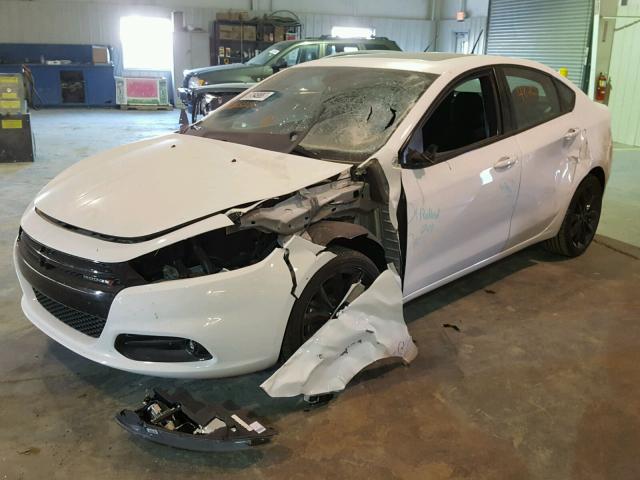 1C3CDFFA9GD820315 - 2016 DODGE DART SXT S WHITE photo 2