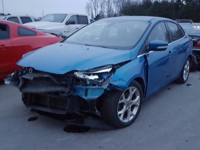 1FAHP3H2XCL230904 - 2012 FORD FOCUS SEL BLUE photo 2