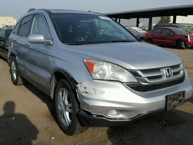 5J6RE4H72AL025011 - 2010 HONDA CR-V EXL SILVER photo 1