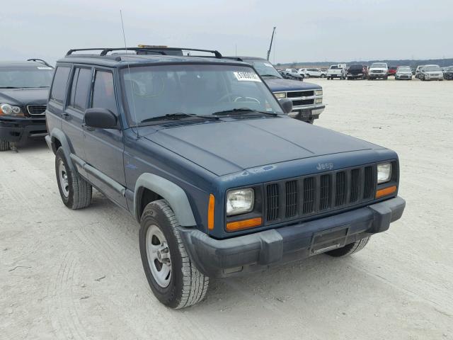 1J4FT68S6VL525333 - 1997 JEEP CHEROKEE S GREEN photo 1