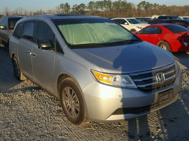 5FNRL5H64BB034824 - 2011 HONDA ODYSSEY EX SILVER photo 1