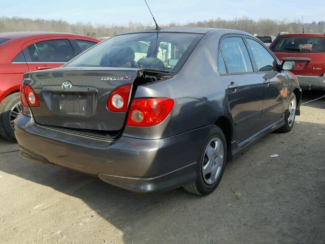 1NXBR32E97Z780054 - 2007 TOYOTA COROLLA CE GRAY photo 4