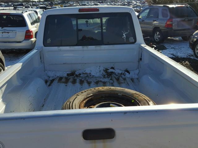 1FTYR11E75PA09706 - 2005 FORD RANGER WHITE photo 6