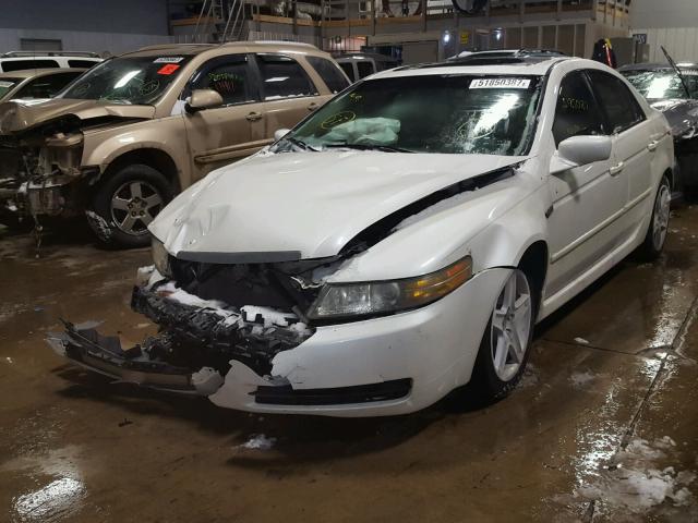 19UUA66234A043193 - 2004 ACURA TL WHITE photo 2