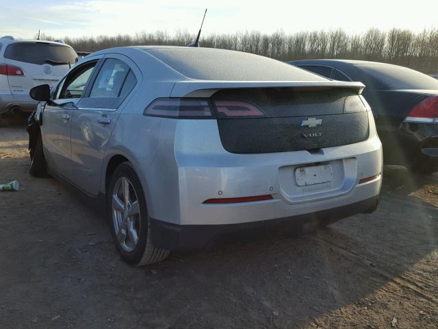 1G1RB6E45CU103758 - 2012 CHEVROLET VOLT SILVER photo 3