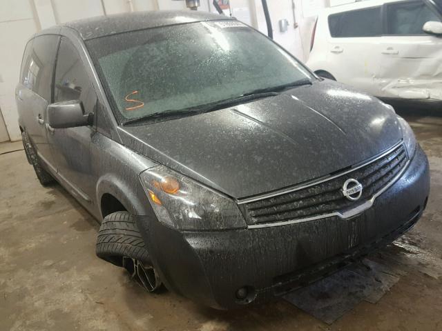 5N1BV28U07N142189 - 2007 NISSAN QUEST S GRAY photo 1