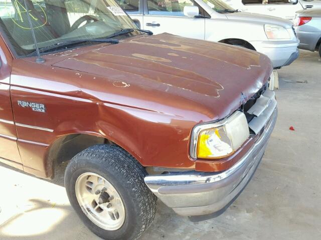 1FTCR14U9SPA65512 - 1995 FORD RANGER SUP BROWN photo 9