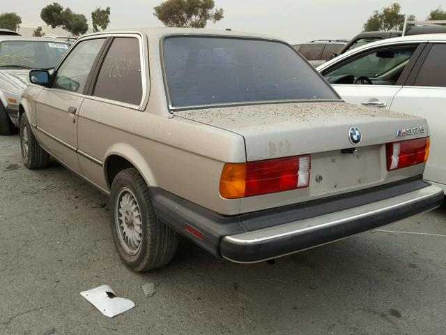 WBAAB6409G1214403 - 1986 BMW 325 E AUTO GOLD photo 3