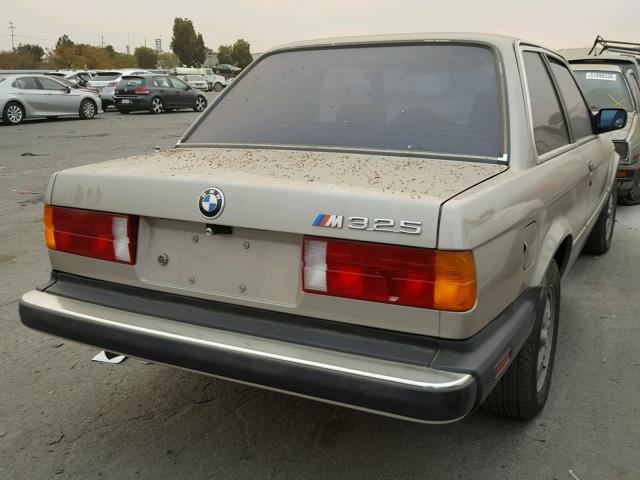 WBAAB6409G1214403 - 1986 BMW 325 E AUTO GOLD photo 4