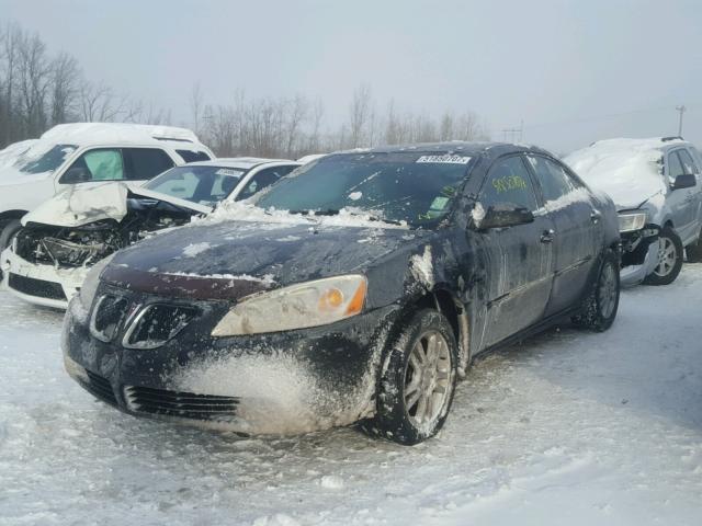 1G2ZF58B374268234 - 2007 PONTIAC G6 VALUE L BLACK photo 2