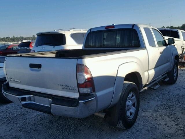 5TETU4GN3AZ720159 - 2010 TOYOTA TACOMA PRE GRAY photo 4