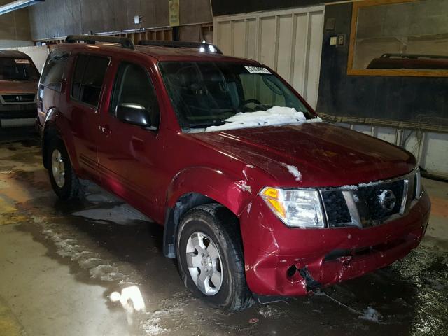 5N1AR18U76C682417 - 2006 NISSAN PATHFINDER RED photo 1