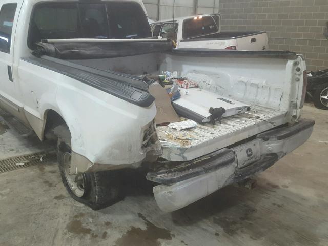 1FTSW31F7YEA03682 - 2000 FORD F350 SRW S WHITE photo 9