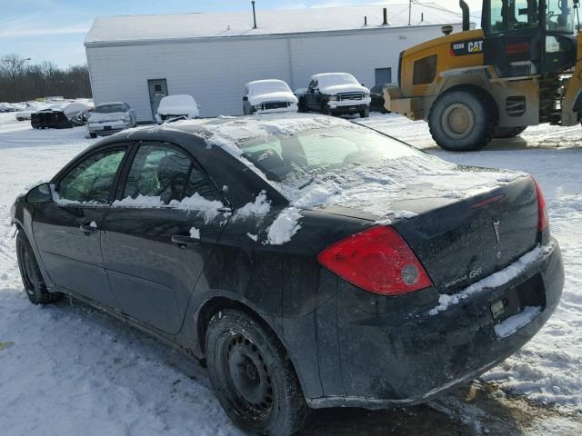 1G2ZF58B374270226 - 2007 PONTIAC G6 VALUE L BLACK photo 3