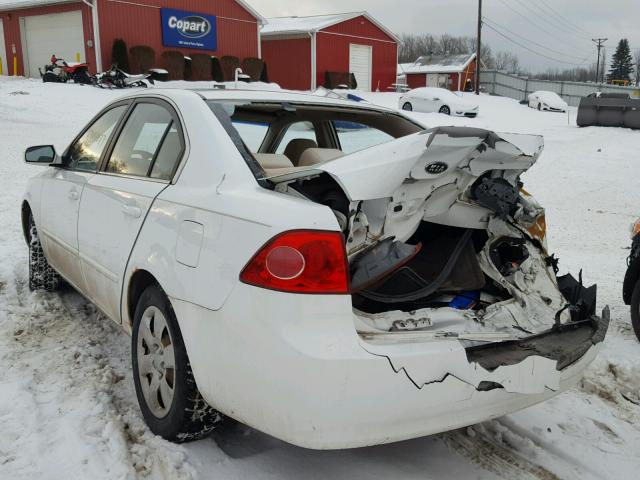 KNAGE123885226246 - 2008 KIA OPTIMA LX WHITE photo 3