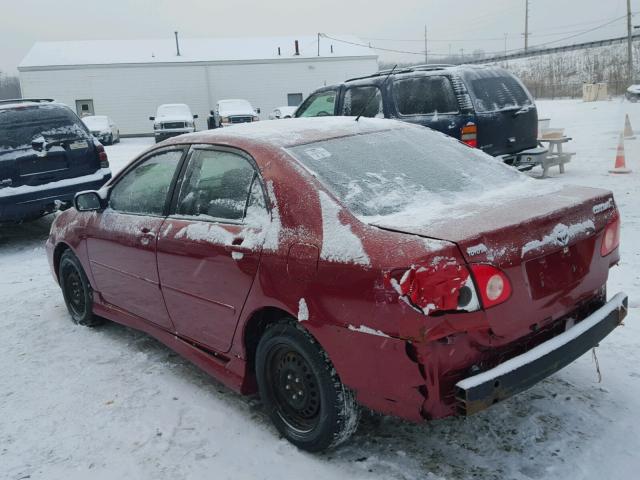 1NXBR32EX7Z855294 - 2007 TOYOTA COROLLA CE RED photo 3