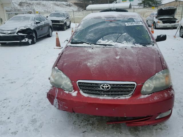 1NXBR32EX7Z855294 - 2007 TOYOTA COROLLA CE RED photo 9