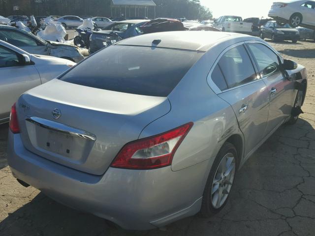 1N4AA51E49C835397 - 2009 NISSAN MAXIMA S SILVER photo 4