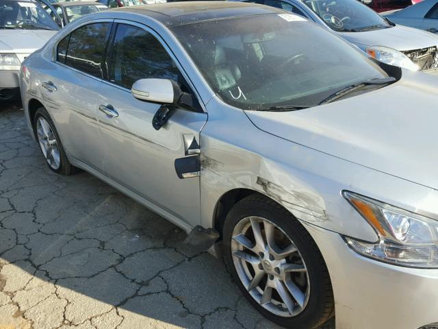 1N4AA51E49C835397 - 2009 NISSAN MAXIMA S SILVER photo 9