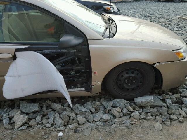 1G8AJ55F56Z175581 - 2006 SATURN ION LEVEL GOLD photo 9