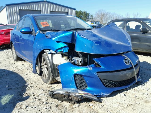 JM1BL1V70C1518975 - 2012 MAZDA 3 I BLUE photo 1