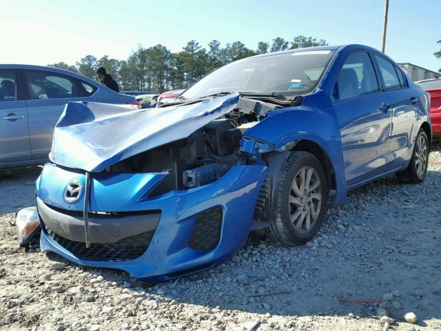 JM1BL1V70C1518975 - 2012 MAZDA 3 I BLUE photo 2