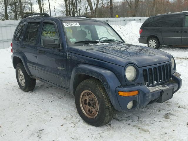 1J4GL58K14W166744 - 2004 JEEP LIBERTY LI BLUE photo 1