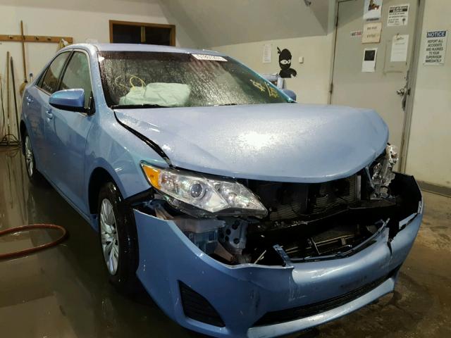 4T4BF1FK4ER359083 - 2014 TOYOTA CAMRY L BLUE photo 1