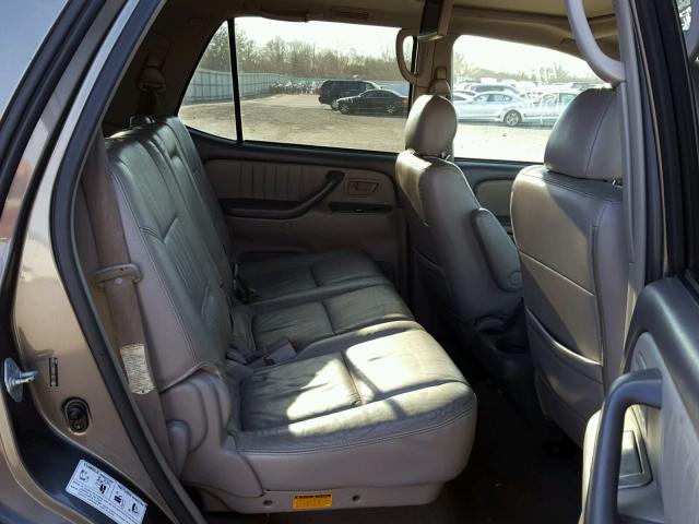 5TDBT48A86S274864 - 2006 TOYOTA SEQUOIA LI GRAY photo 6