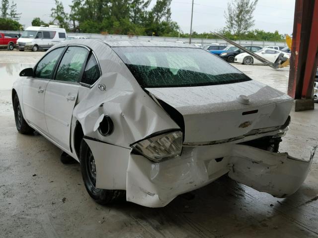 2G1WS55R279193947 - 2007 CHEVROLET IMPALA POL WHITE photo 3