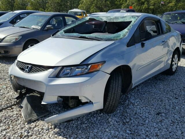 2HGFG3B51CH552916 - 2012 HONDA CIVIC LX GRAY photo 2