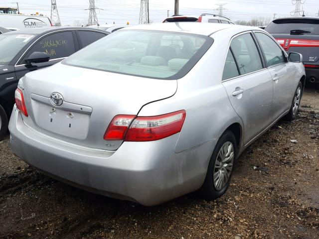 4T4BE46K79R088756 - 2009 TOYOTA CAMRY BASE SILVER photo 4