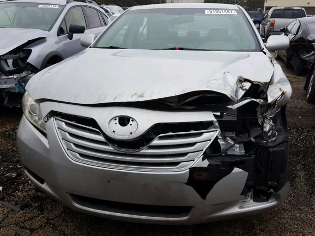 4T4BE46K79R088756 - 2009 TOYOTA CAMRY BASE SILVER photo 9