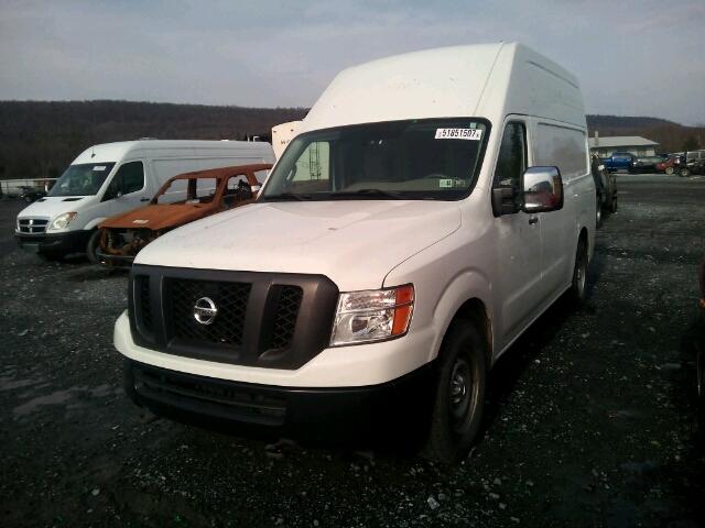 1N6AF0LY6EN106268 - 2014 NISSAN NV 2500 WHITE photo 2