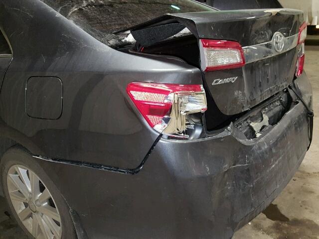 4T1BF1FK8CU034640 - 2012 TOYOTA CAMRY BASE GRAY photo 9
