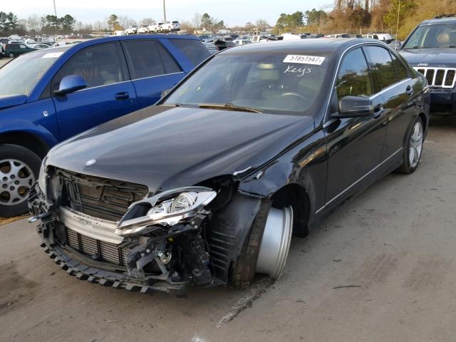 WDDGF4HB9DA856588 - 2013 MERCEDES-BENZ C 250 BLACK photo 2