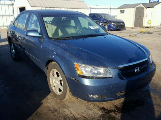 5NPEU46F66H116117 - 2006 HYUNDAI SONATA GLS BLUE photo 1