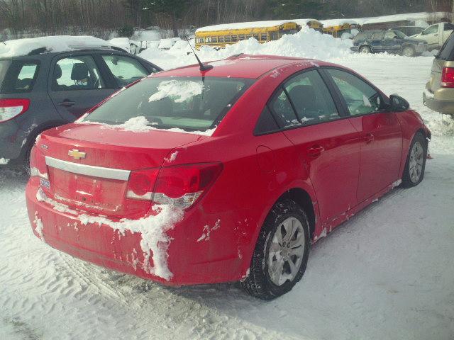 1G1PB5SG2E7399923 - 2014 CHEVROLET CRUZE LS RED photo 4